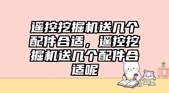 遙控挖掘機(jī)送幾個(gè)配件合適，遙控挖掘機(jī)送幾個(gè)配件合適呢