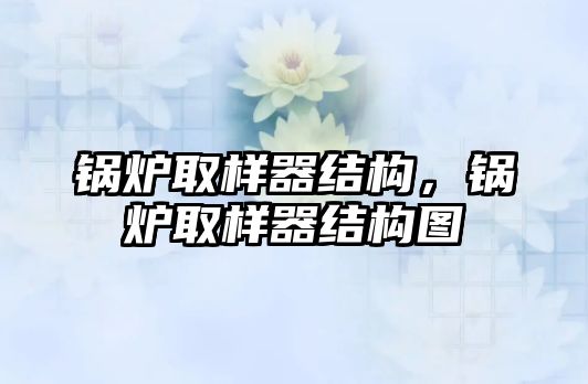 鍋爐取樣器結構，鍋爐取樣器結構圖