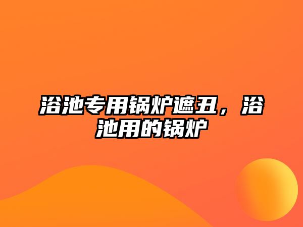 浴池專用鍋爐遮丑，浴池用的鍋爐