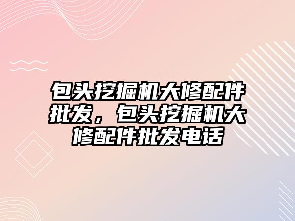 包頭挖掘機大修配件批發(fā)，包頭挖掘機大修配件批發(fā)電話