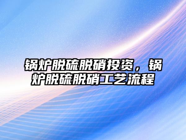 鍋爐脫硫脫硝投資，鍋爐脫硫脫硝工藝流程