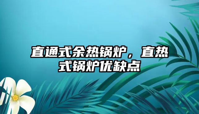 直通式余熱鍋爐，直熱式鍋爐優(yōu)缺點(diǎn)