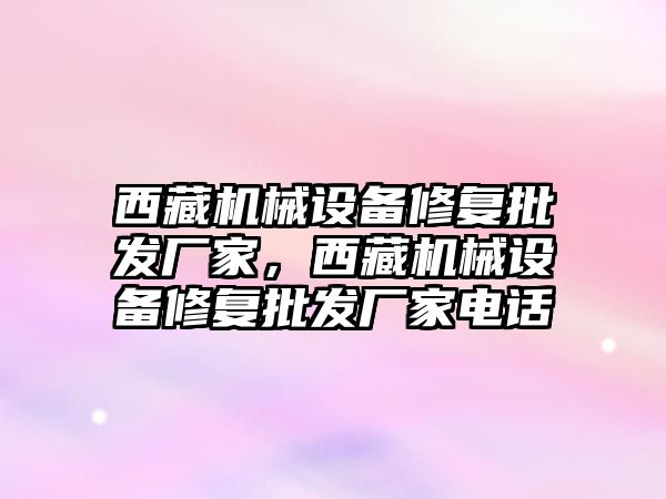 西藏機械設(shè)備修復(fù)批發(fā)廠家，西藏機械設(shè)備修復(fù)批發(fā)廠家電話