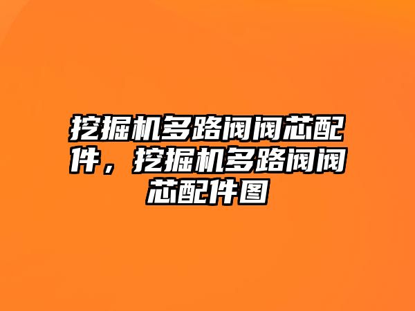 挖掘機多路閥閥芯配件，挖掘機多路閥閥芯配件圖