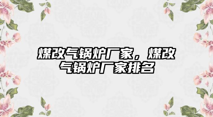 煤改氣鍋爐廠家，煤改氣鍋爐廠家排名