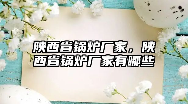 陜西省鍋爐廠家，陜西省鍋爐廠家有哪些