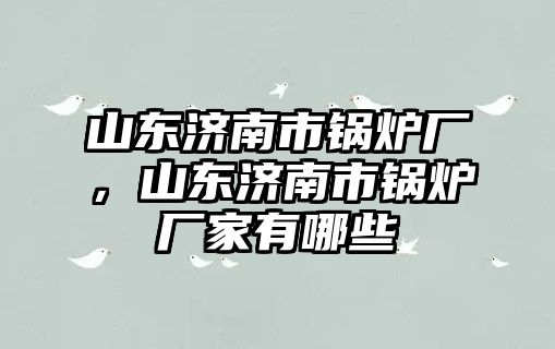 山東濟南市鍋爐廠，山東濟南市鍋爐廠家有哪些