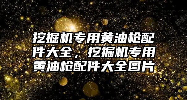 挖掘機(jī)專用黃油槍配件大全，挖掘機(jī)專用黃油槍配件大全圖片