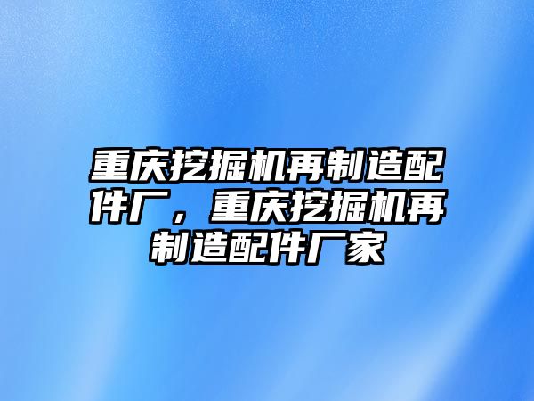 重慶挖掘機再制造配件廠，重慶挖掘機再制造配件廠家