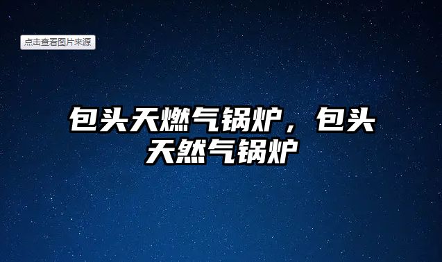 包頭天燃?xì)忮仩t，包頭天然氣鍋爐