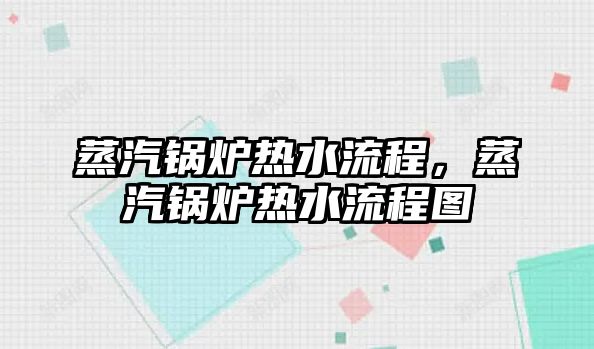 蒸汽鍋爐熱水流程，蒸汽鍋爐熱水流程圖