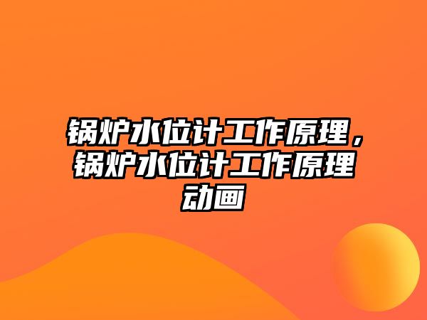 鍋爐水位計(jì)工作原理，鍋爐水位計(jì)工作原理動(dòng)畫(huà)