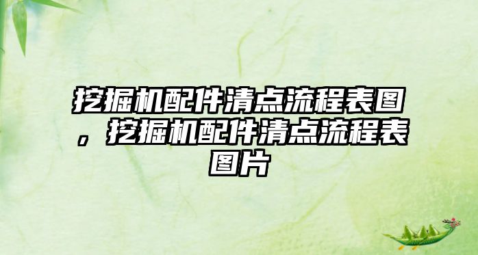 挖掘機(jī)配件清點(diǎn)流程表圖，挖掘機(jī)配件清點(diǎn)流程表圖片