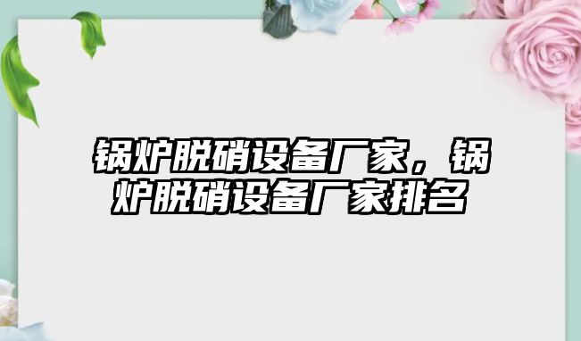 鍋爐脫硝設(shè)備廠家，鍋爐脫硝設(shè)備廠家排名