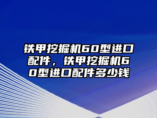 鐵甲挖掘機(jī)60型進(jìn)口配件，鐵甲挖掘機(jī)60型進(jìn)口配件多少錢