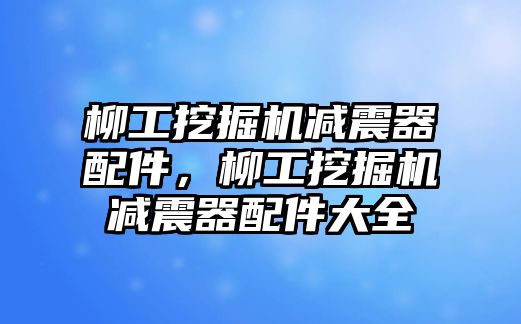 柳工挖掘機(jī)減震器配件，柳工挖掘機(jī)減震器配件大全