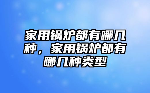 家用鍋爐都有哪幾種，家用鍋爐都有哪幾種類(lèi)型