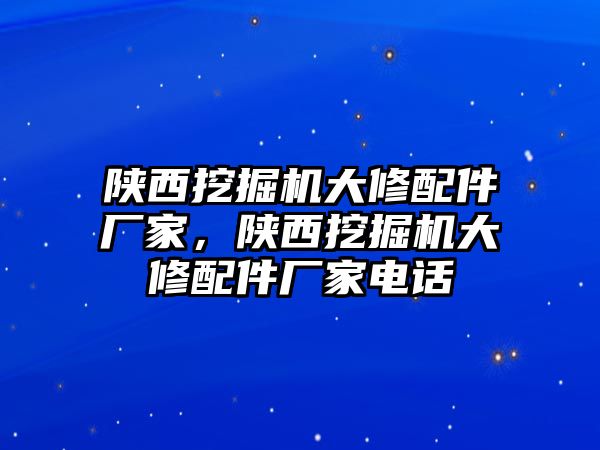 陜西挖掘機(jī)大修配件廠家，陜西挖掘機(jī)大修配件廠家電話