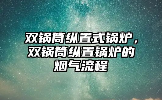 雙鍋筒縱置式鍋爐，雙鍋筒縱置鍋爐的煙氣流程