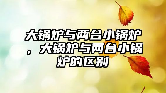 大鍋爐與兩臺(tái)小鍋爐，大鍋爐與兩臺(tái)小鍋爐的區(qū)別