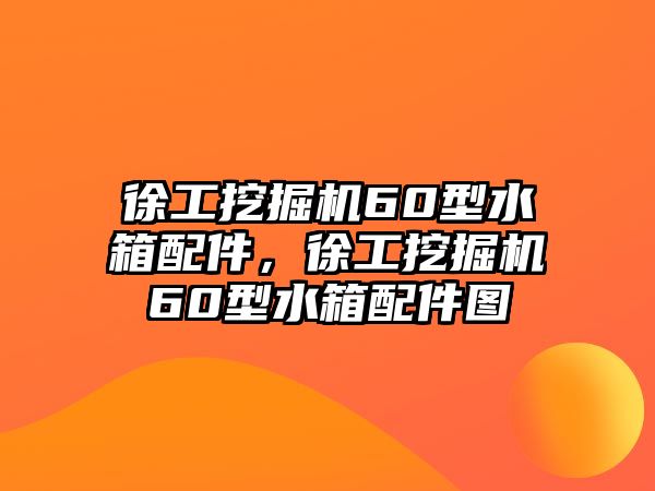 徐工挖掘機(jī)60型水箱配件，徐工挖掘機(jī)60型水箱配件圖