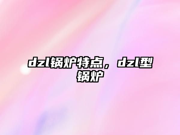 dzl鍋爐特點，dzl型鍋爐