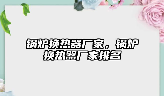 鍋爐換熱器廠家，鍋爐換熱器廠家排名