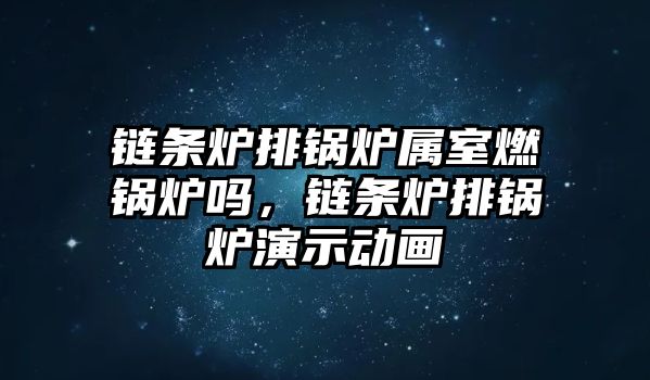 鏈條爐排鍋爐屬室燃鍋爐嗎，鏈條爐排鍋爐演示動(dòng)畫