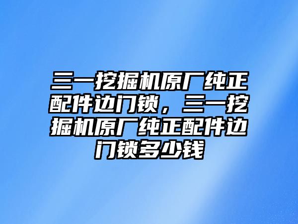 三一挖掘機(jī)原廠純正配件邊門鎖，三一挖掘機(jī)原廠純正配件邊門鎖多少錢