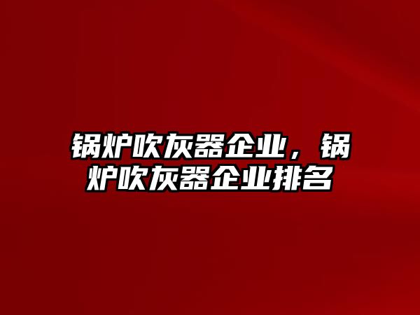 鍋爐吹灰器企業(yè)，鍋爐吹灰器企業(yè)排名