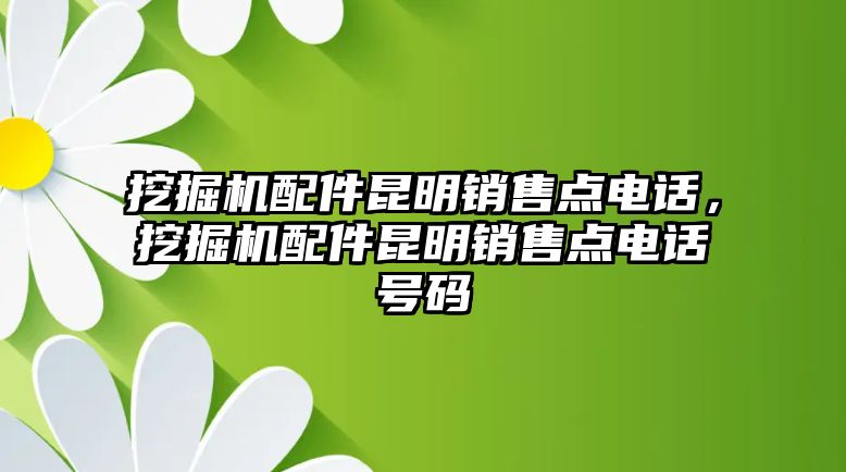 挖掘機(jī)配件昆明銷(xiāo)售點(diǎn)電話，挖掘機(jī)配件昆明銷(xiāo)售點(diǎn)電話號(hào)碼