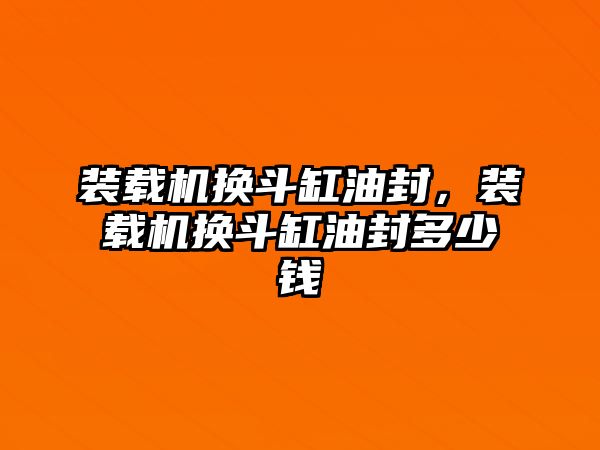 裝載機(jī)換斗缸油封，裝載機(jī)換斗缸油封多少錢(qián)