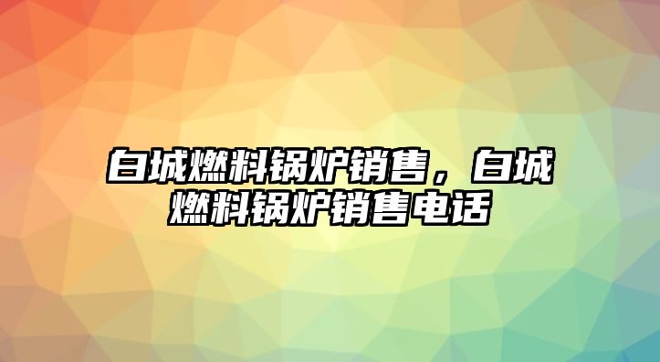 白城燃料鍋爐銷售，白城燃料鍋爐銷售電話