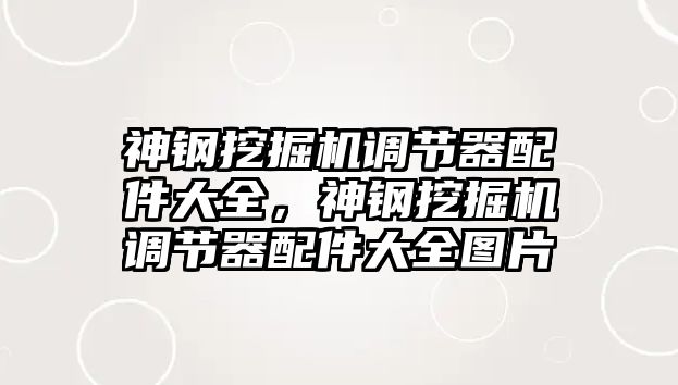 神鋼挖掘機調(diào)節(jié)器配件大全，神鋼挖掘機調(diào)節(jié)器配件大全圖片