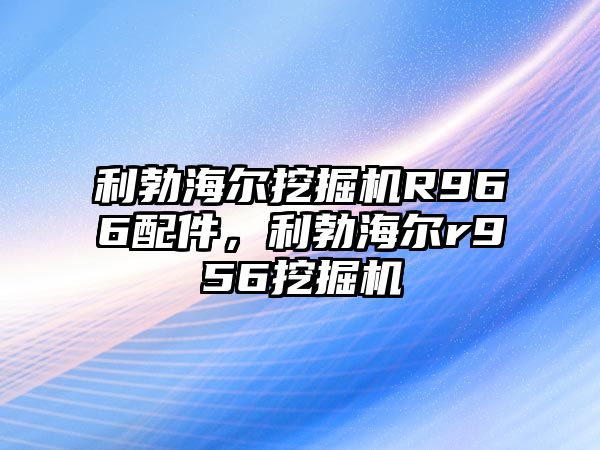 利勃海爾挖掘機(jī)R966配件，利勃海爾r956挖掘機(jī)