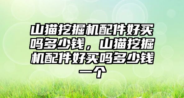 山貓挖掘機(jī)配件好買嗎多少錢，山貓挖掘機(jī)配件好買嗎多少錢一個