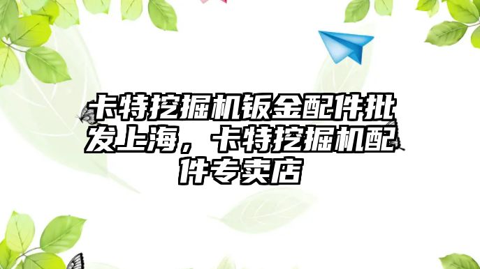 卡特挖掘機鈑金配件批發(fā)上海，卡特挖掘機配件專賣店