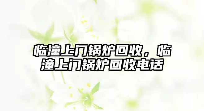 臨潼上門鍋爐回收，臨潼上門鍋爐回收電話