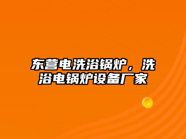 東營電洗浴鍋爐，洗浴電鍋爐設備廠家