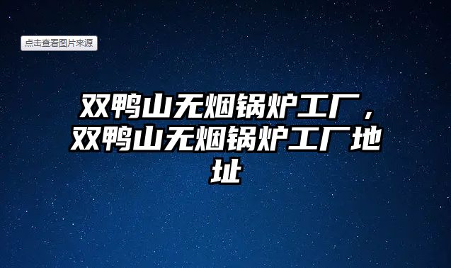 雙鴨山無煙鍋爐工廠，雙鴨山無煙鍋爐工廠地址