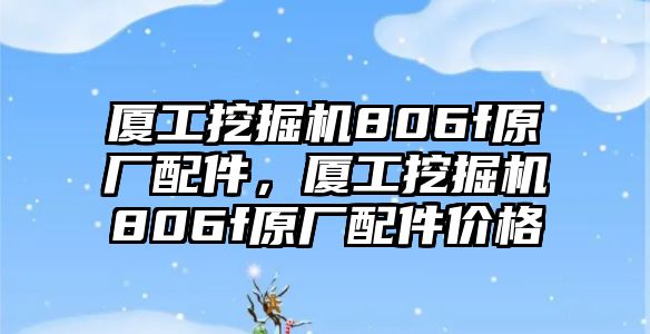 廈工挖掘機(jī)806f原廠配件，廈工挖掘機(jī)806f原廠配件價(jià)格