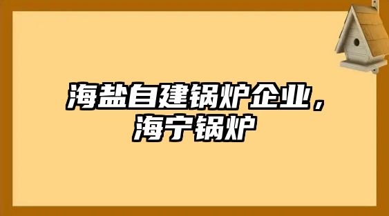 海鹽自建鍋爐企業(yè)，海寧鍋爐