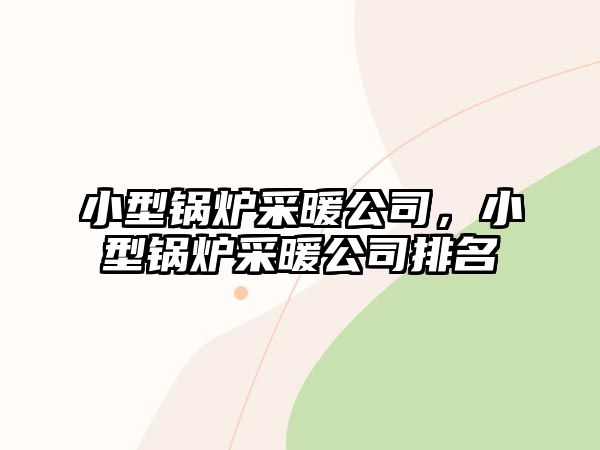 小型鍋爐采暖公司，小型鍋爐采暖公司排名