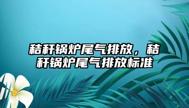 秸稈鍋爐尾氣排放，秸稈鍋爐尾氣排放標(biāo)準(zhǔn)