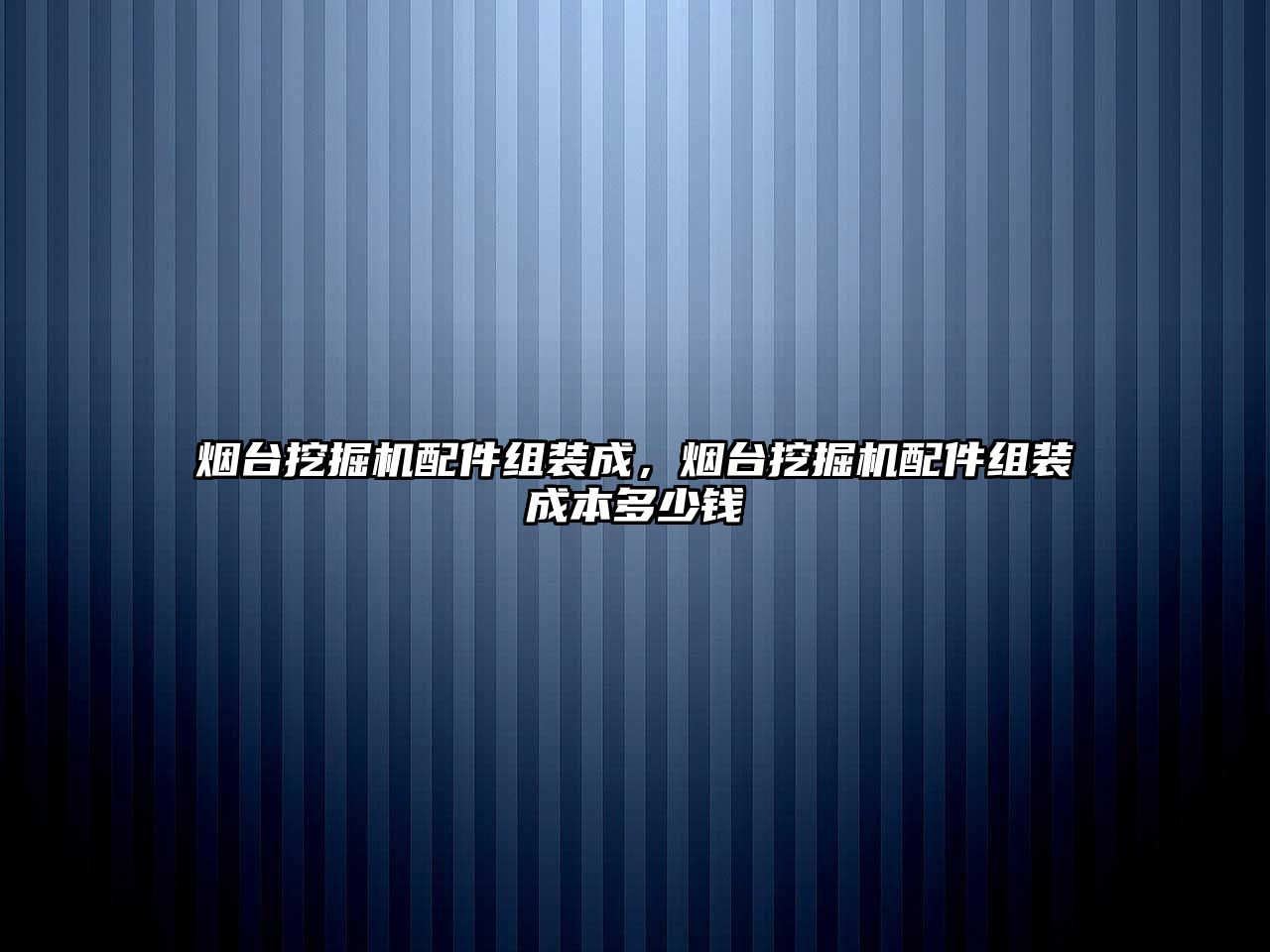 煙臺挖掘機配件組裝成，煙臺挖掘機配件組裝成本多少錢